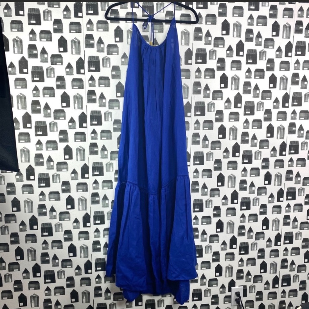 FARM Rio Women’s Tassel Rope Linen Maxi Dress